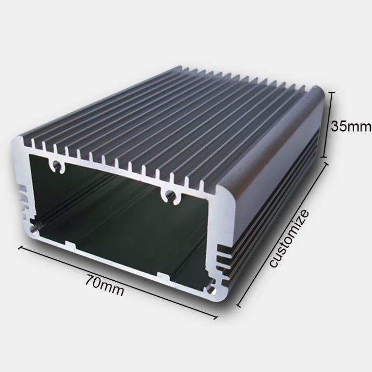 Aluminum Extrusion Enclosure for Power Supply