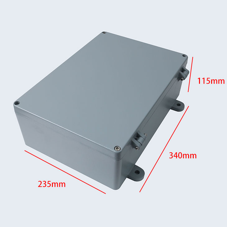 Hinged Aluminum Weatherproof Enclosure