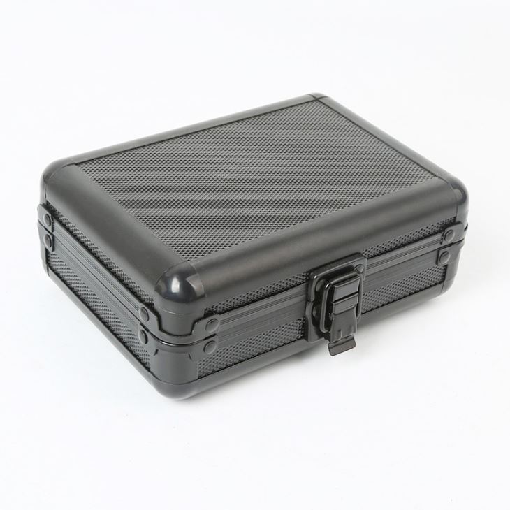 Small Black Aluminum Tool Case