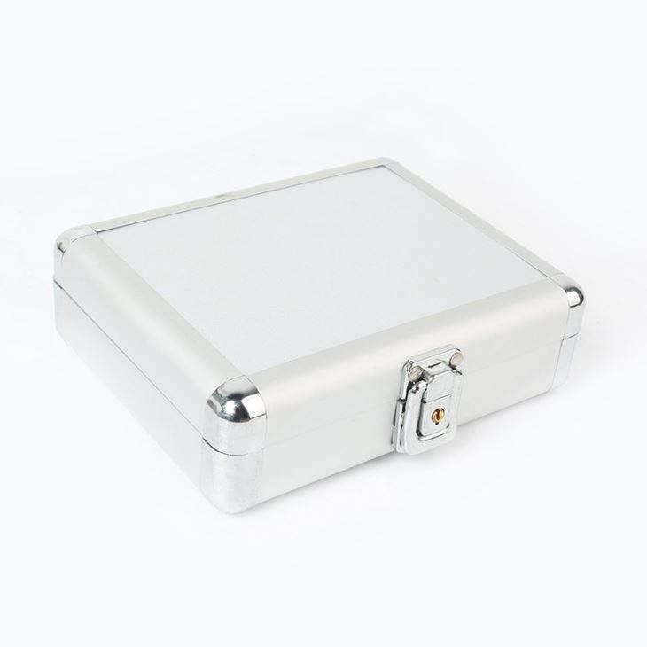 Small Silver Aluminum Box